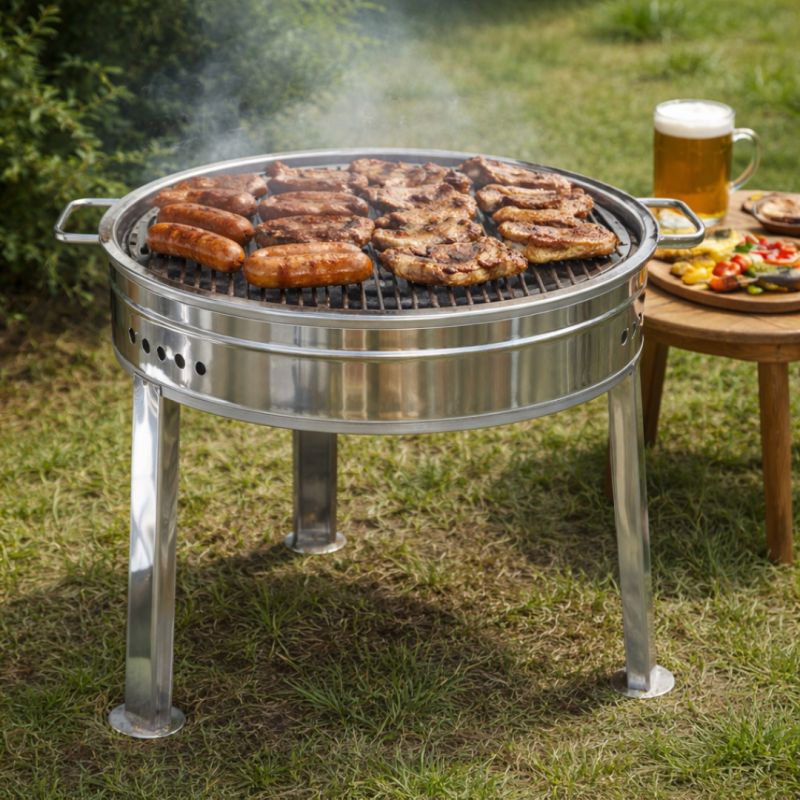 Roštilj veliki inox 480x120 - Naručite na Zeka.ba